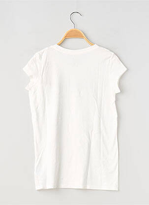 T-shirt coupe droite manches courtes blanc LEVIS fille