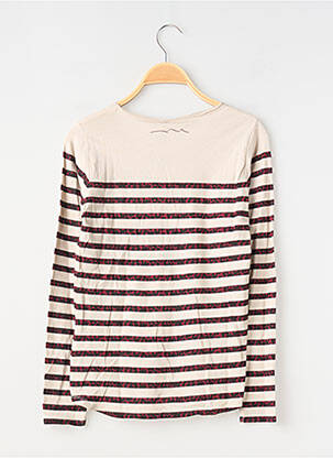 Top imprimé fantaisie manches longues beige TEDDY SMITH fille