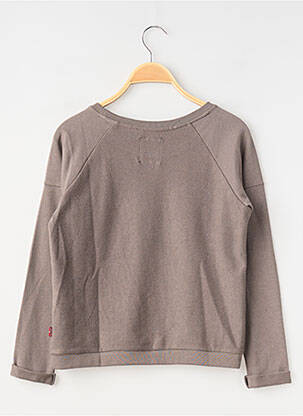 Sweat-shirt manches longues manches longues beige LEVI'S fille