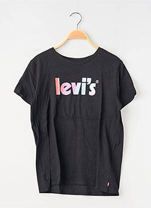 T-shirt noir LEVIS fille