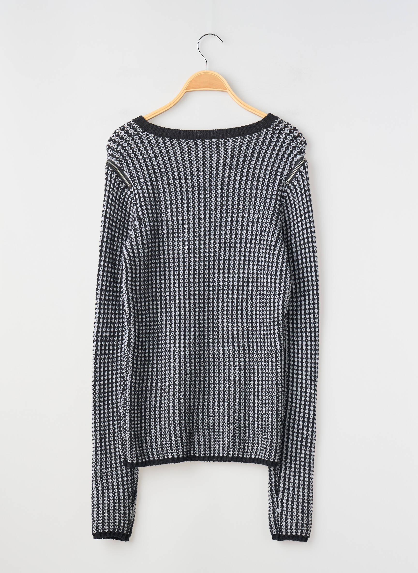 Pull coupe droite manches longues noir TEDDY SMITH fille