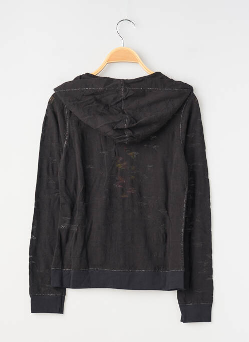 Gilet manches longues resserrée sur le bas noir CHIPIE fille