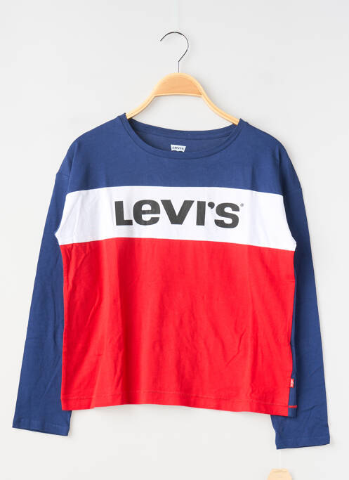 T-shirt manches longues manches longues bleu LEVIS garcon
