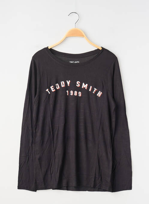 T-shirt manches longues manches longues noir TEDDY SMITH enfant