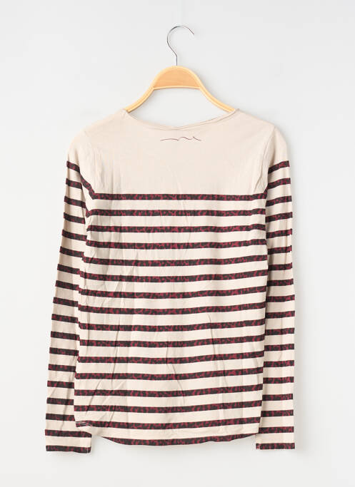 Top imprimé fantaisie manches longues beige TEDDY SMITH fille
