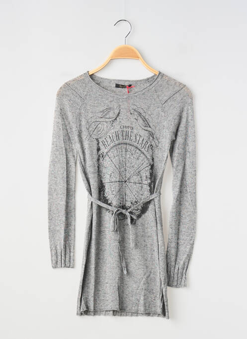 Robe mi-longue gris CHIPIE fille