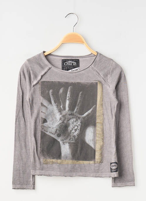 Top gris CHIPIE fille