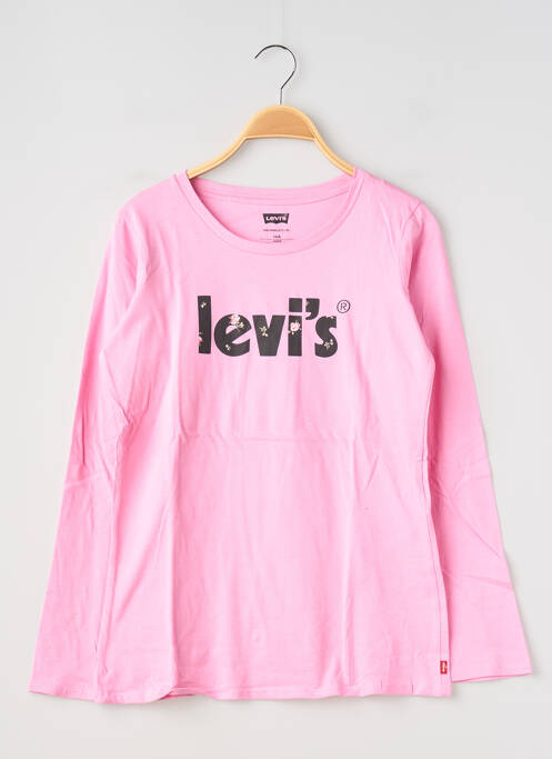 Top rose LEVIS fille
