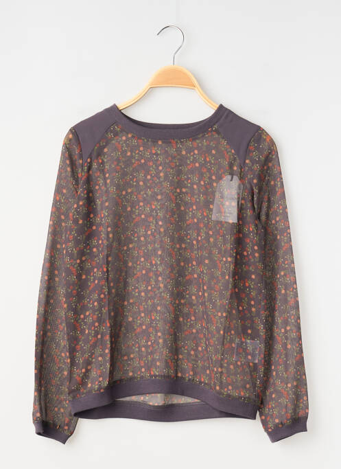 T-shirt gris TEDDY SMITH fille