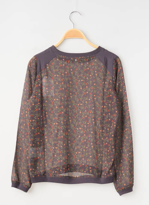 T-shirt gris TEDDY SMITH fille