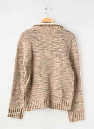 Gilet manches longues fermeture zippée sur le devant beige TEDDY SMITH garçon