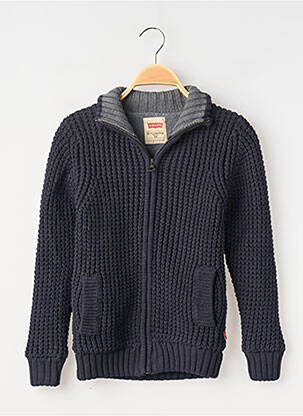 Veste casual finition bords-côtes bleu LEVI'S garçon