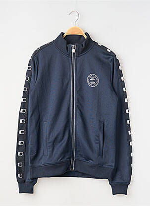 Veste casual finition bords-côtes bleu TEDDY SMITH garçon