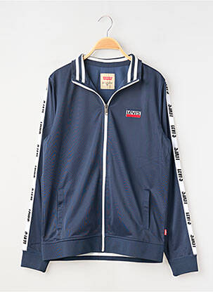 Veste casual finition bords-côtes bleu LEVI'S garçon
