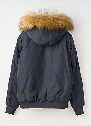 Parka poches a capuche bleu TEDDY SMITH garçon