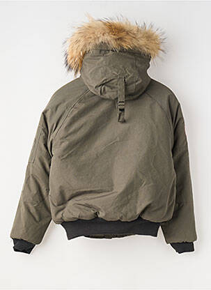 Parka poches a capuche vert NORTHLAND garçon