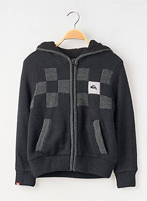 Gilet manches longues noir QUIKSILVER garçon