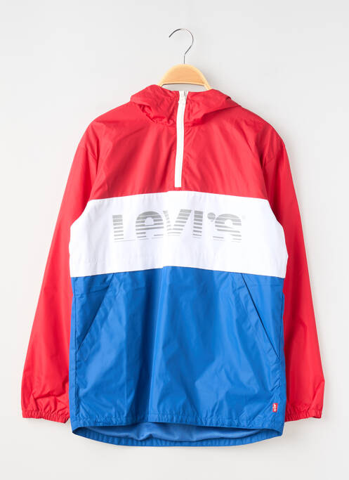 Coupe-vent poches a capuche rouge LEVIS garcon