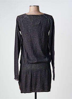 Robe mi-longue manches longues manches longues gris CHIPIE femme