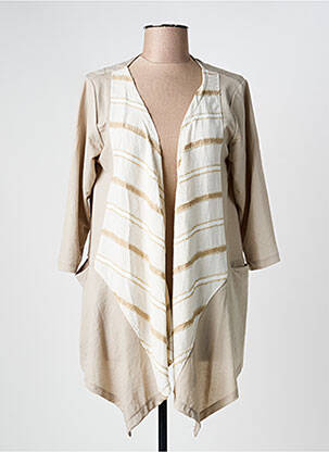 Veste casual poches beige G!OZE femme