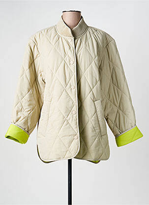 Doudoune poches sans capuche beige KAFFE femme