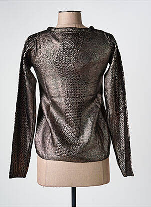 Pull coupe cintrée manches longues argent CHIPIE femme