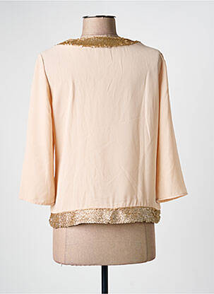 Blouse manches 3/4 manches 3/4 beige VERO MODA femme