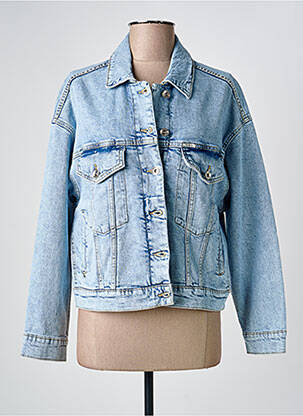 Veste casual coupe droite bleu GARCIA femme