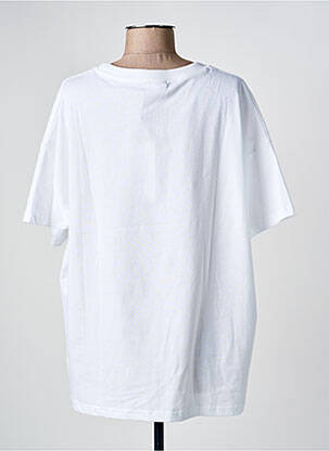 T-shirt coupe droite manches courtes blanc KAFFE femme