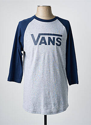 T-shirt imprimé fantaisie manches courtes gris VANS femme