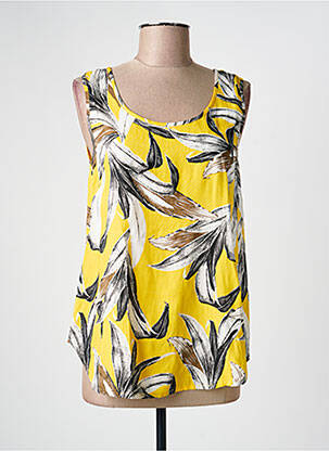 Top jaune KAFFE femme