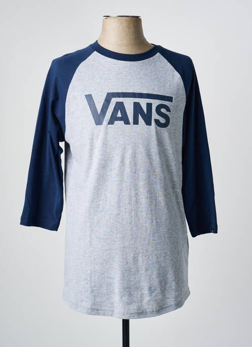 T-shirt imprimé fantaisie manches courtes gris VANS femme