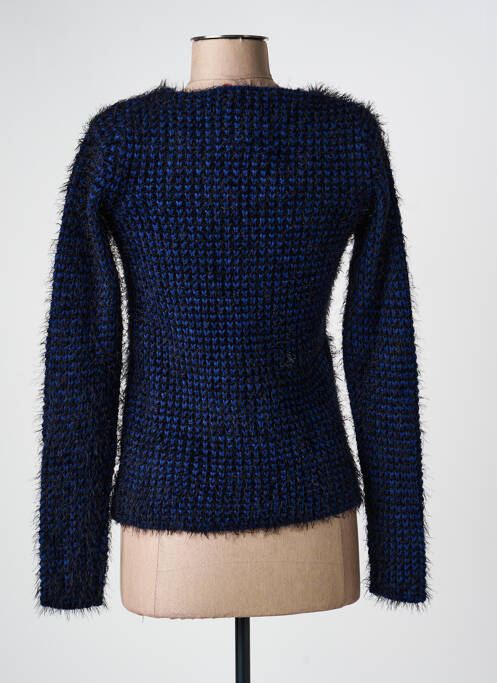 Pull coupe cintrée manches longues bleu CHIPIE femme