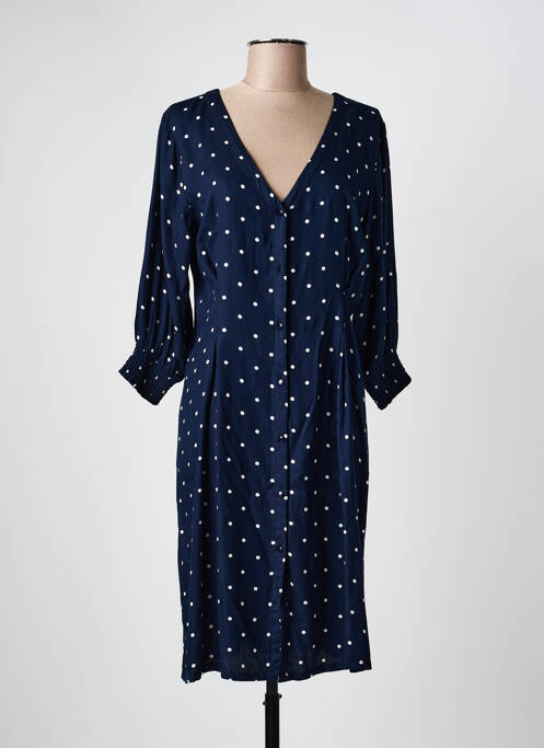 Robe mi-longue bleu KAFFE femme