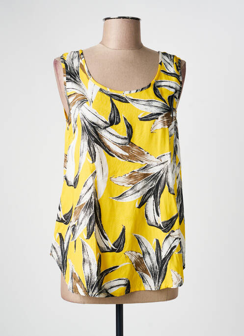 Top jaune KAFFE femme