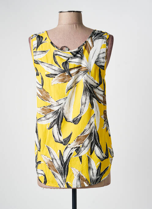 Top jaune KAFFE femme