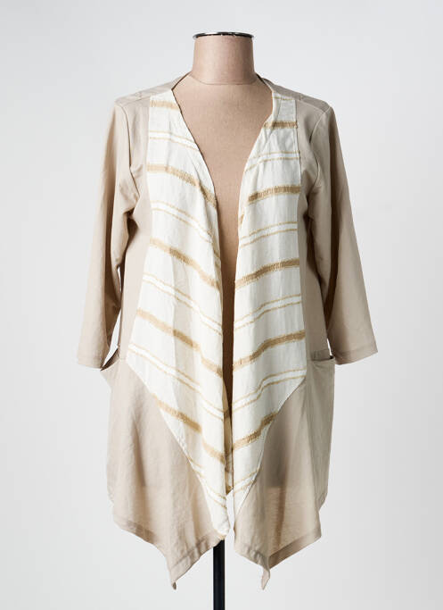Veste casual beige G!OZE femme
