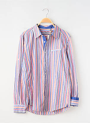 Chemise manches longues fermeture boutonnée sur le devant bleu TEDDY SMITH garçon