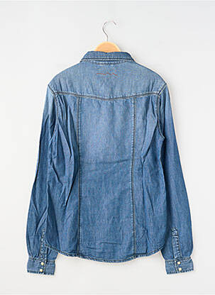 Chemise manches longues coupe droite bleu TEDDY SMITH garçon