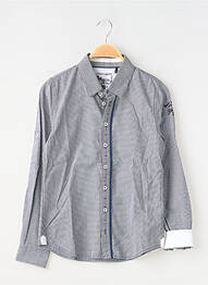 Chemise manches longues coupe droite noir TEDDY SMITH garcon