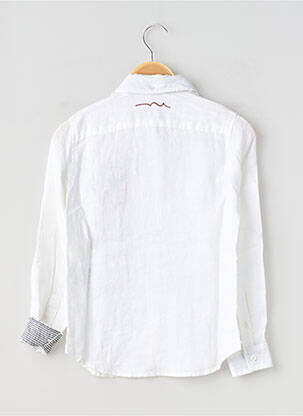 Chemise manches longues coupe droite blanc TEDDY SMITH garçon