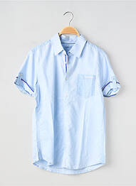 Chemise manches courtes imprimé fantaisie bleu TEDDY SMITH garcon