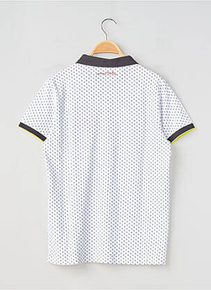 Polo coupe droite manches courtes blanc TEDDY SMITH garçon