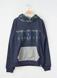 Sweat-shirt à capuche poches manches longues bleu TEDDY SMITH garcon