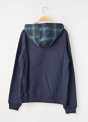 Sweat-shirt à capuche poches manches longues bleu TEDDY SMITH garçon