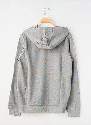 Sweat-shirt à capuche poches manches longues gris TEDDY SMITH garçon