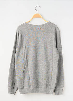 Sweat-shirt manches longues manches longues gris TEDDY SMITH garçon