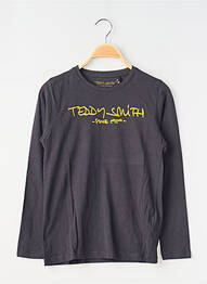 T-shirt manches longues manches longues bleu TEDDY SMITH garcon