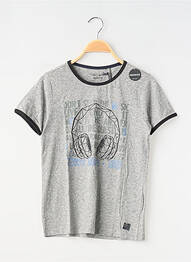 T-shirt coupe droite manches courtes gris TEDDY SMITH garcon