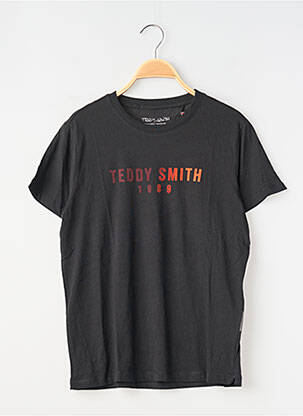 T-shirt coupe droite manches courtes noir TEDDY SMITH garcon